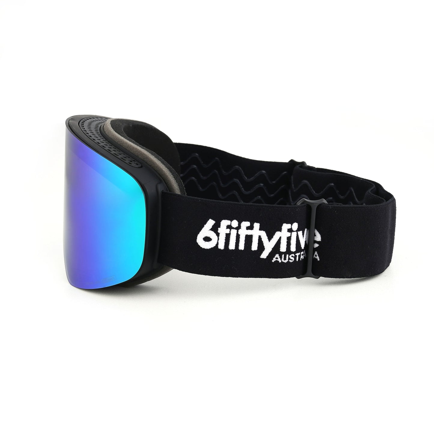 6fiftyfive Orion Ice Blue Lens Ski Goggles: Frameless, Magnetic, Anti-Fog - 6fiftyfive