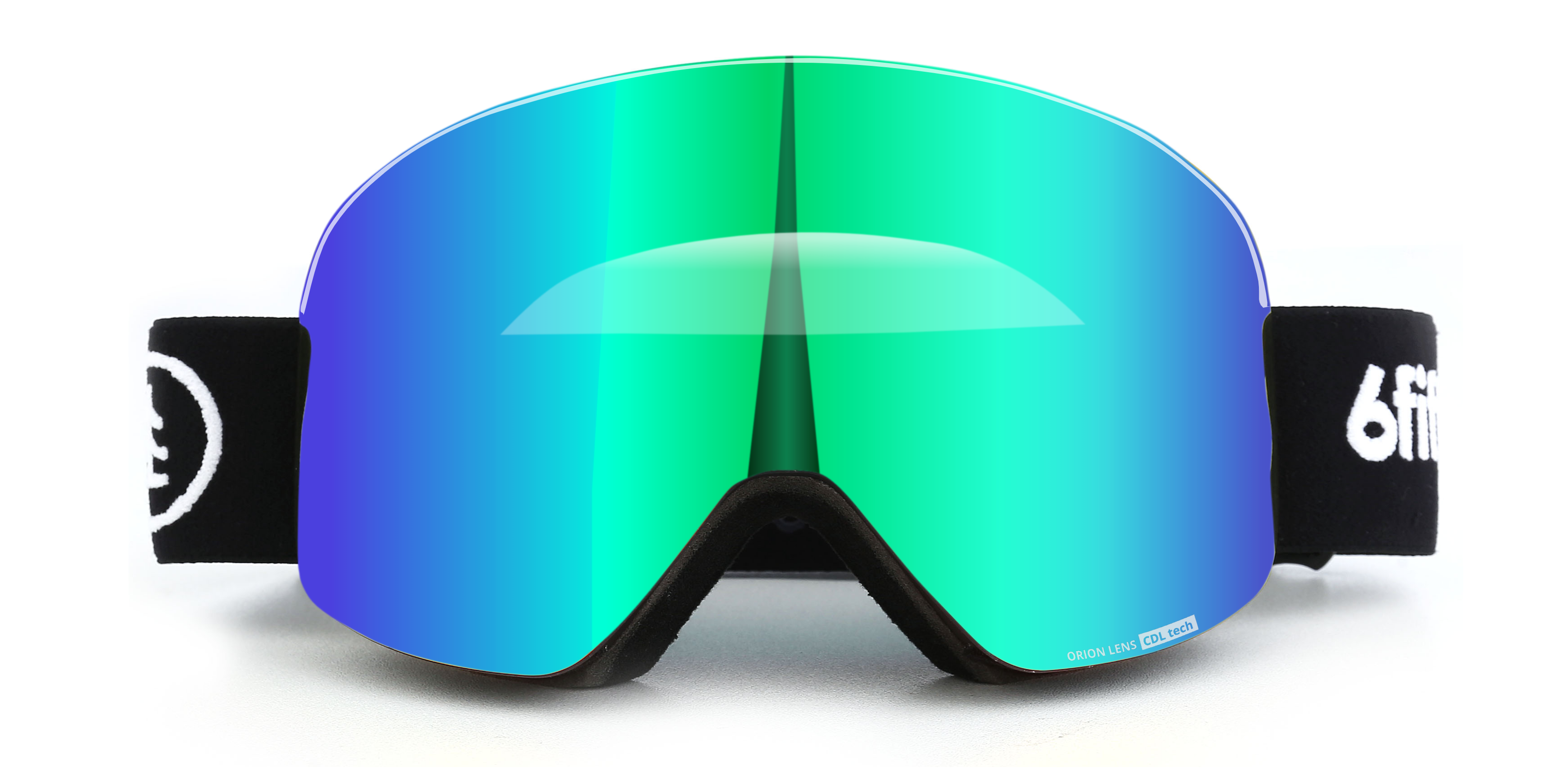 6fiftyfive Ski Goggles and Snow Goggles, Magnetic, full frame, multi layer, interchangeable lens. full REVO
