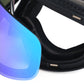 6fiftyfive Green Unisex Orion Lens Frameless Magnetic Ski Goggles
