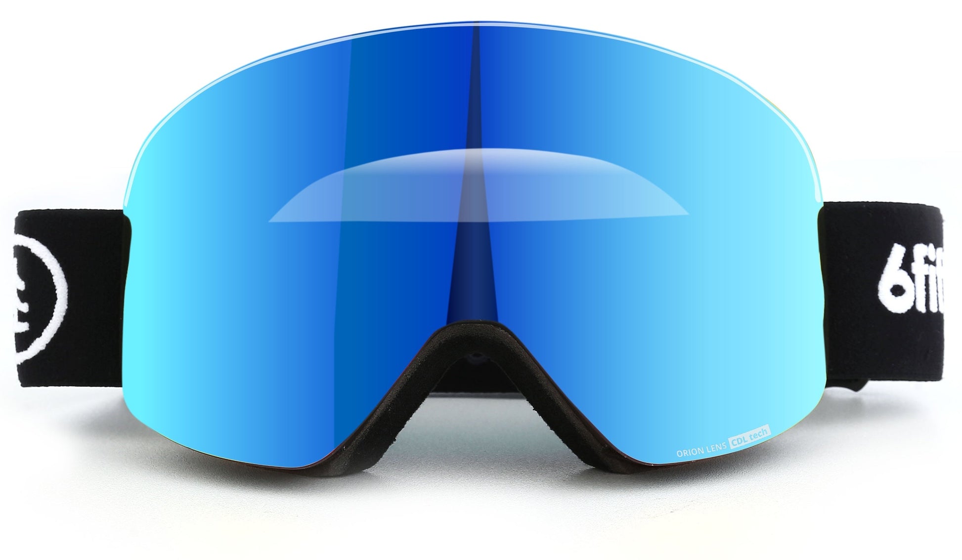6fiftyfive Ice Blue Multilayer Lens Frameless Magnetic Ski Goggles