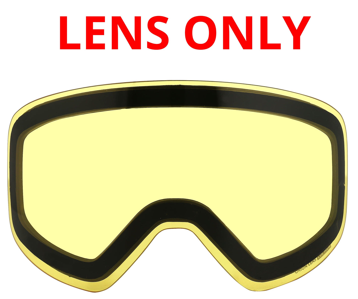 LENS ONLY - 6fiftyfive frameless ski goggles for men and women - LENS ONLY - FLASH YELLOW - 6fiftyfive