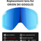 LENS ONLY - FULL REVO replacement lens for 6fiftyfive Orion ski goggles for men and women - VLT 16% - ICE BLUE - 6fiftyfive
